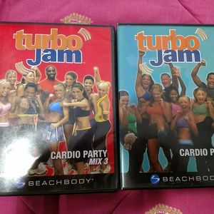Beachbody turbo jam workout DVD 's